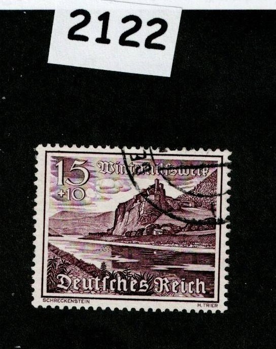 Used stamp Scott B166 1939 Winter relief Culture fund Germany #2122