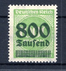 DR-Infla 308PFII ABART MNH Postfresh BPP 45EUR (GA5146