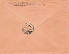 1942 Generalgouvernement Krakau Registered Einschreiben Deutsche Post Osten