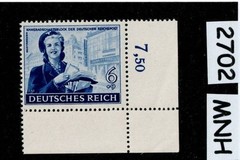 MNH stamp B272 Letter carrier Hitlers Postal & Culture fund Germany 1944 #2702