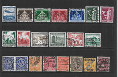 GERMANY CLASSIC POSTAGE/BOB USED ISSUES 1920 to 1938 CV $26