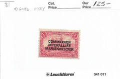 Germany: Marienwerder: Sc #31, MH Signed Essay (58518)