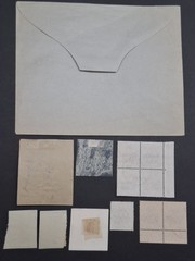 German occupation WWI in Romania 1917-1918 Overprinted # Stamped Envelope+blocks