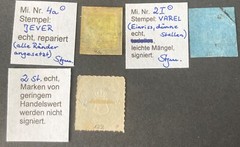 Germnay Oldenburg 1852-1862 stamp signed BPP