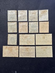 1920 Allenstein German Stamp MH Overprint Complete Set Collectible Old Stamps