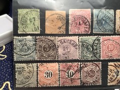 WURTTEMBERG, WERTEMBERG CLASSICS. 1869-1900 German States lot of 18 Stamps
