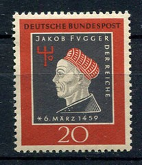 Germany – BRD : Jakob Fuger stamp from 1959 – mint NH