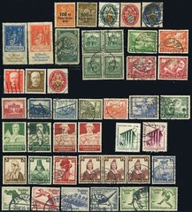 Germany Deutsches Reich Semi-Postal Stamp Collection Europe Used Mint LH