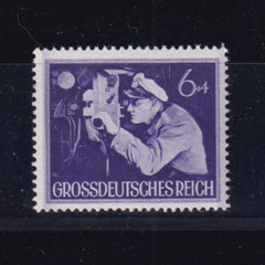 Deutsches Reich MNH ** 876 SC B260 U boat commander from Wehrmacht II set