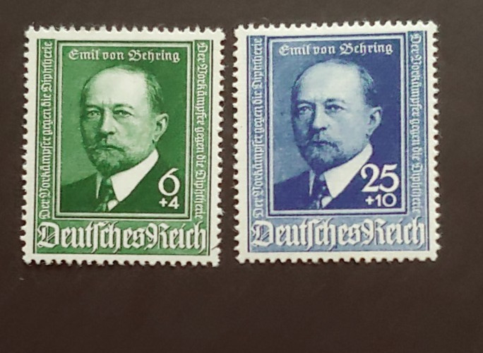 1940 EMIL VON BEHRING SET VF MNH GERMANY DEUTSCHLAND
