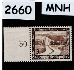 MNH stamp Sc B93 Germany 1936 Winter Relief German Alpine highway #2660