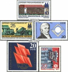 DDR 2208-2209,2215,2219,2223 (complete.Expenditure) unmounted mint / never hinge