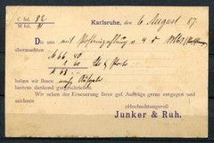 Germany. Deutsche Reichpost.Used Cover Single frankage. 5 pf. gps349s