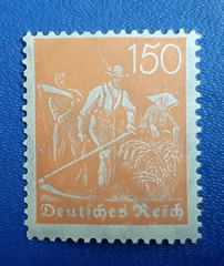 Germany Stamp Deutsches Reich 150 Pfennig 1921 Mi. Nr. 189 WZ 2 (22524)
