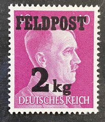 German Empire 1944 WW2 3 Reich Field Post 2 Kilo Mi # 3 MNH