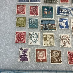 30 USED/Cancel mixed West Germany Deutsche Bundespost 1950-1990 Stamps. $1Ships.