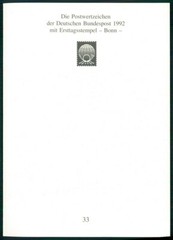 GERMANY FOLDER 1992/33 KUNST AMATEUR-THEATER