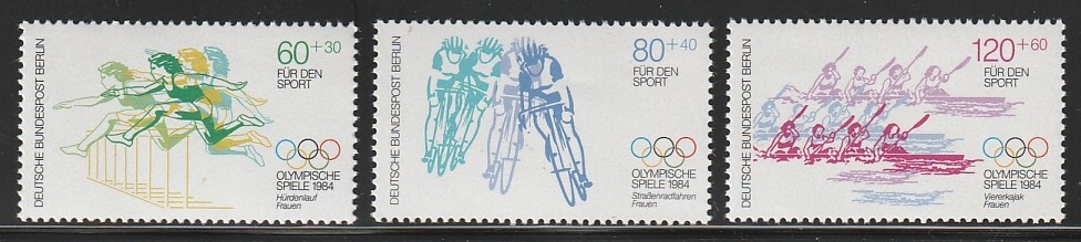 Germany 1984 Sc # 9NB 213-15 Olympic MNH OG