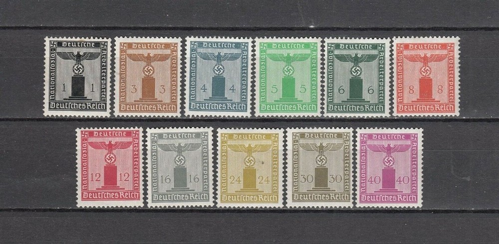 Germany Official Mi 144-54 Sc S1-11 1938 Franchise (Never Hinged) cv$120.00