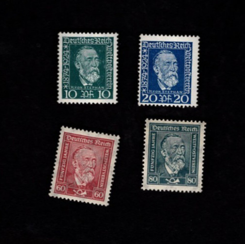 Germany sc#340-3 (1924) Complete MH & Better