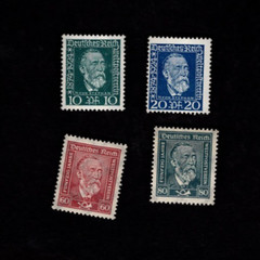 Germany sc#340-3 (1924) Complete MH & Better