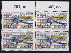 Bundesrepublik MNH ** 1554 Scott 1678 Traffic safety block of 4