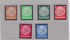 1934 Germany Reich: Death Of Hindenburg (N° 503/08) S. Cpl. SPL. (279/S393)