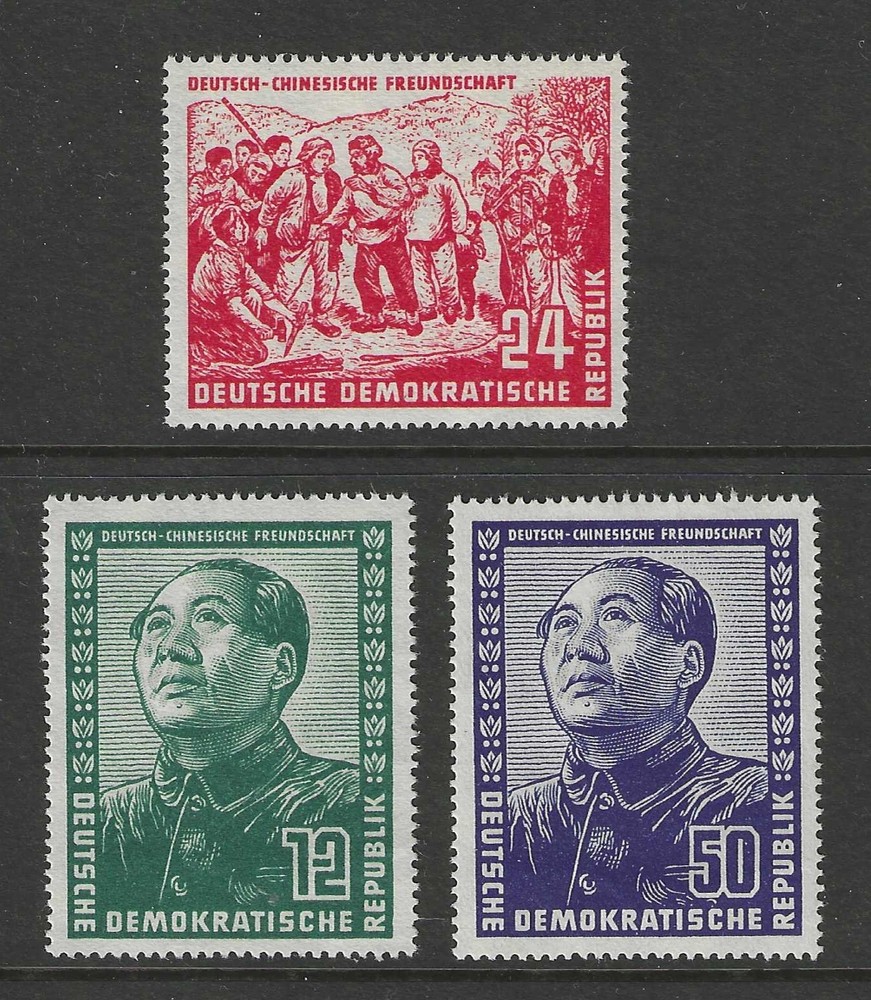 German Democratic Republic (DDR) 1951 complete Mao Zedong set mint** $ 377.00
