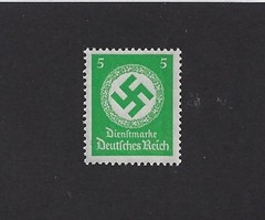 MNH stamp Sc 082 1934 PF05 Large Swastika Third Reich era Germany Official