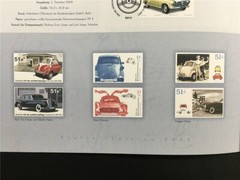 GERMAN POST ART-EDITION 2002/41 AUTOS BMW ISETTA VW BEETLE 300 SL TRABANT