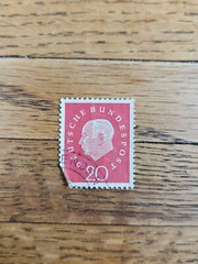 Germany Stamp Prof Dr. Theodor Heuss 20pf Used