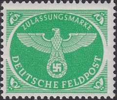 Stamp Germany Feldpost Mi 1-4B Sc MC1-4 1942 WW2 Military Set MNH