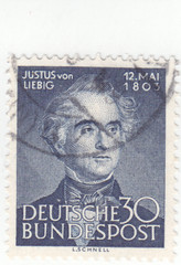 Germany – 30p Violet Blue – Scott # 695 – Used