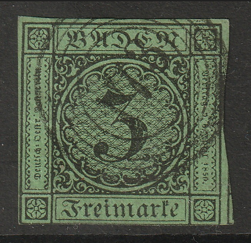 Germany Baden SC# 7 Used / Krautheim Cancel – S42797