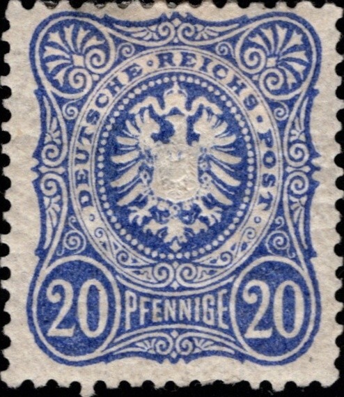 Germany Scott #32a 1875 20 PFENNIGE MINT-H