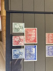 Germany 1947 Leipzig Messe + Numeral stamp set used, direct from estate cat £161