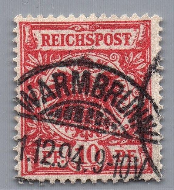 German Reich Michel No. 47 I c stamped inspected
