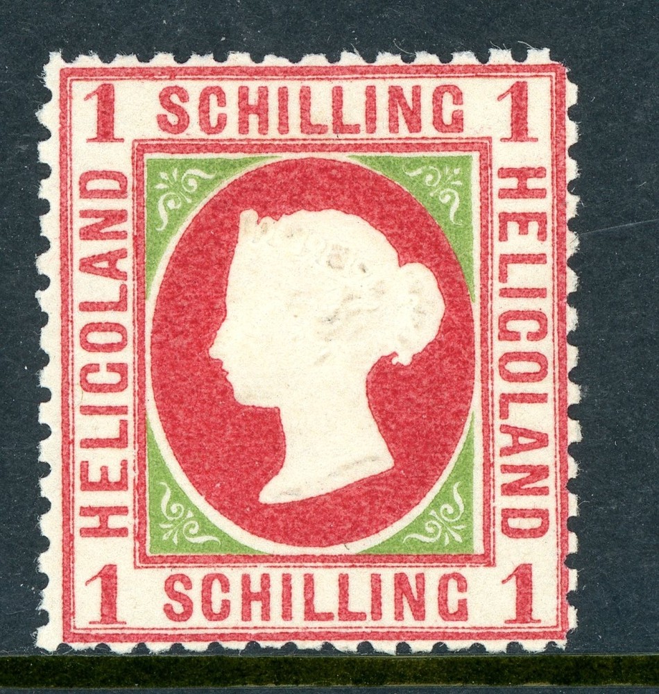 Germany States 1873 Heligoland 1s Rose & Yellow Green Scott #11 Mint W174