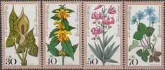 Germany-FRG Welfare Flowers 1978 MNH-4,10 Euro
