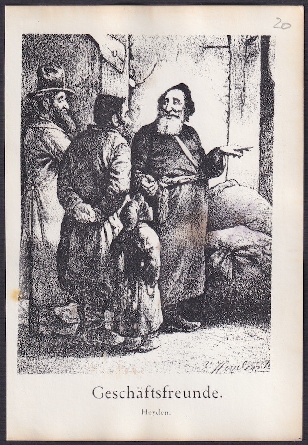 GERMANY (ITEM0383) GERMAN/POLISH ANTISEMITIC POSTCARD (See Description)