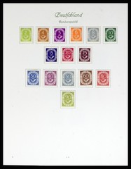 GERMANY 1948-1982 BRD BERLIN MNH MH Used in 3 BOREK Album Stamp Collection