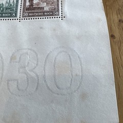 GERMANY 1930 IPOSTA Miniature Sheet SG