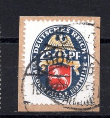 Weimar 1928 Semi-Postal 25 Pfg., VF + used, hard to find as single