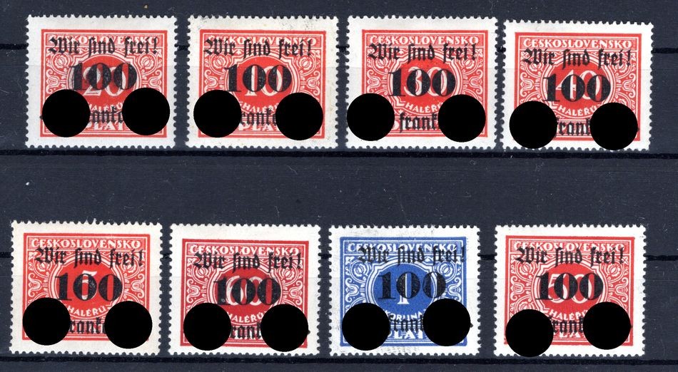 Sudetenland RUMBURG 36/43 Set MH 250EUR (DA8530) Genuine Unused With Hinge