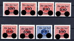 Sudetenland RUMBURG 36/43 Set MH 250EUR (DA8530) Genuine Unused With Hinge
