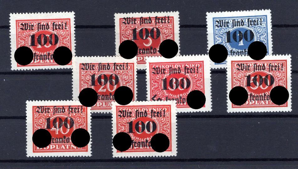 Sudetenland RUMBURG 36/43 Set * MH BPP 240EUR (T7785