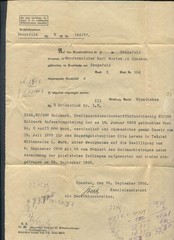 German Reich : Interesting document letter from 1926 – court Berlin Spandau used