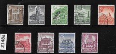 Stamp set B177-B185 1940 Germany Third Reich era Winter relief fund #2148a