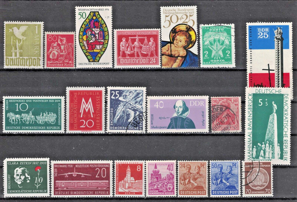 GERMANY DDR: LOT OF OLDER MNH/MH/MNG/USED STAMPS GD03
