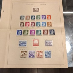 Deutsches Reich Germany & Colonies Postage Stamps Album Page Assorted Multicolor